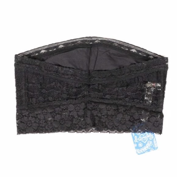 Free People Lace Bandeau Bralette Scallop Black - Picture 4 of 12